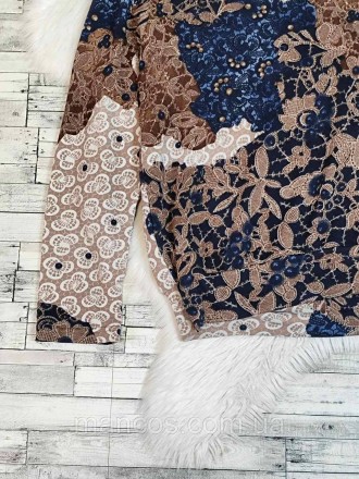 Женская трикотажная блуза Ulimex с цветочным принтом 
Состояние: б/у, в отличном. . фото 7