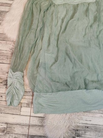 Женская блуза салатового цвета 
Состояние: б/у, в очень хорошем состоянии 
Разме. . фото 7