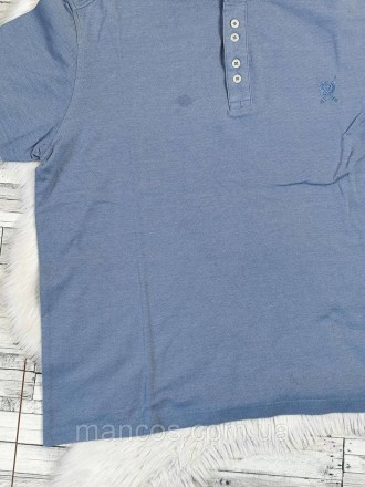 Мужская футболка поло Jeff Banks голубая 
Состояние: б/у, в хорошем состоянии (е. . фото 4