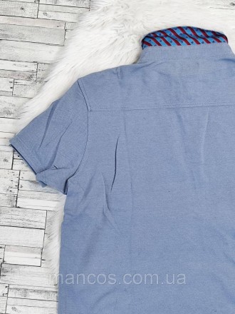 Мужская футболка поло Jeff Banks голубая 
Состояние: б/у, в хорошем состоянии (е. . фото 6