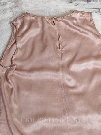 Женская атласная блуза H&M цвета пудра 
Состояние: б/у, в очень хорошем состояни. . фото 5