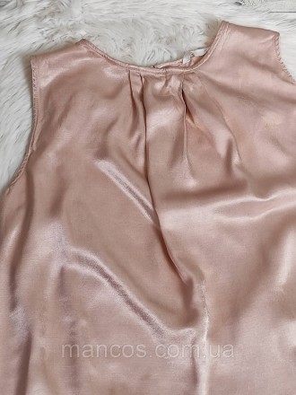 Женская атласная блуза H&M цвета пудра 
Состояние: б/у, в очень хорошем состояни. . фото 3