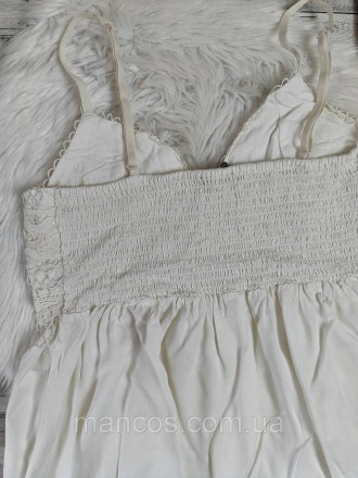 Женская летняя блуза Blind date молочного цвета с кружевом спинка резинка
Состоя. . фото 6