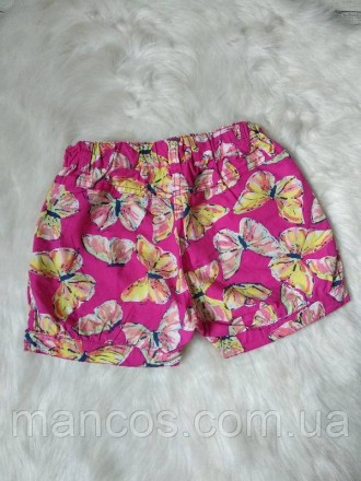 Летние шорты на девочку розовые с бабочками 
в идеальном состоянии 
Размер 1-2 г. . фото 4