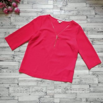 Блуза женская ярко красная на молнии 
в идеальном состоянии 
Размер S (44) 
Заме. . фото 2