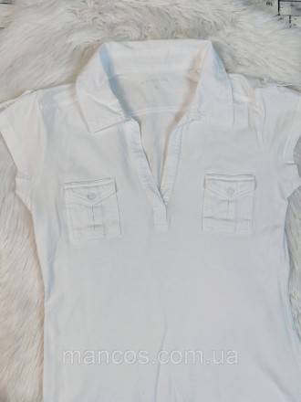 Женская белая футболка поло Atlantic 
Состояние: б/у, в отличном состоянии
Произ. . фото 3