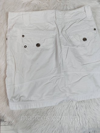 Женская белая юбка 
Состояние: б/у, в очень хорошем состоянии
Размер: М (46)
Цве. . фото 5