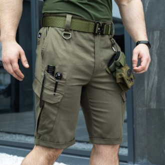 Тактические шорты мужские армейские, военные шорты Pobedov Tactical B2 хаки L. Одесса. фото 1 Тактические шорты мужские армейские, военные шорты Pobedov Tactical B2 хаки L. Одесса. фото 1