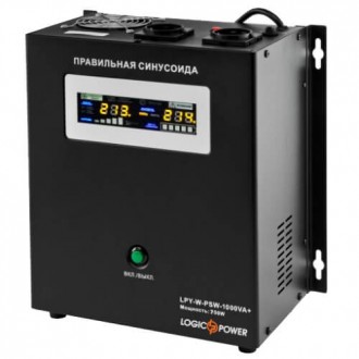 Источник бесперебойного питания LogicPower 12V LPY-W-PSW-1000VA+(700Вт)10A/20A с. Киев. фото 1 Источник бесперебойного питания LogicPower 12V LPY-W-PSW-1000VA+(700Вт)10A/20A с. Киев. фото 1