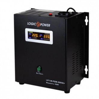 Источник бесперебойного питания LogicPower 12V LPY-W-PSW-500VA+(350Вт)5A/10A с п. Киев. фото 1 Источник бесперебойного питания LogicPower 12V LPY-W-PSW-500VA+(350Вт)5A/10A с п. Киев. фото 1