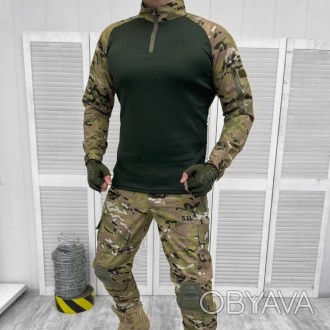 Военная форма ВСУ тактический костюм рубашка убакс и штаны с наколенниками
накол. . фото 1