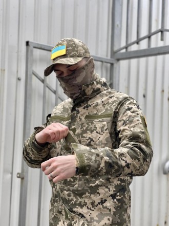 Чоловічий тактичний костюм літній військовий, комплект куртка піксель + штани, т. . фото 5