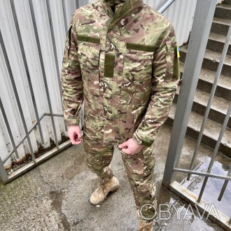 Мужской тактический костюм летний военный, комплект куртка мультикам + штаны, та