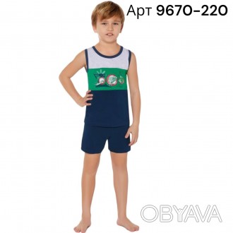 Піжама для хлопчика Baykar арт. 9670-220 - проста і зручна модель, представлена . . фото 1
