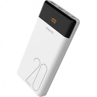 Power Bank Romoss LT20 20000 mAh с экраном
Power Bank Romoss 20000 mAh - внешний. . фото 2