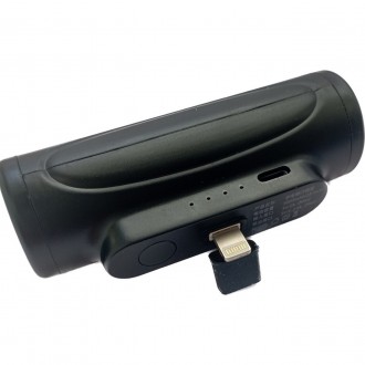 Power Bank без USB 5000mAh повербанк з ліхтариком, для пристроїв з Lightnin (Black) | Зарядний пристрій. Київ. фото 1 Power Bank без USB 5000mAh повербанк з ліхтариком, для пристроїв з Lightnin (Black) | Зарядний пристрій. Київ. фото 1