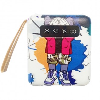 Power Bank 5000mAh повербанк з екраном і ліхтариком 4 в 1 (Kaws) | Портативний зарядний пристрій. Київ. фото 1 Power Bank 5000mAh повербанк з екраном і ліхтариком 4 в 1 (Kaws) | Портативний зарядний пристрій. Київ. фото 1