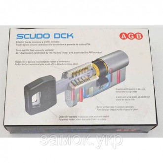 Цилиндр AGB Scudo DCK 30x30 ключ/тумблер (Италия) 
 
Цилиндр замочный AGB Scudo . . фото 10