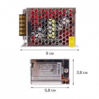 Блок живлення 12 В 36 Вт OEM DC12 36W 3А TR-36 - пристрій харчування яке перетво. . фото 3