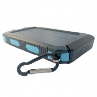 Power Bank Solar 20000mAh повербанк із сонячною панеллю та ліхтариком (Black) | Портативний зарядний пристрій. Київ. фото 1 Power Bank Solar 20000mAh повербанк із сонячною панеллю та ліхтариком (Black) | Портативний зарядний пристрій. Київ. фото 1