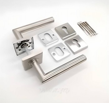 Комплект фурнитуры для дверей Шерлок SH2004+SR-201 матовая нержавеющая сталь
 
Ш. . фото 3