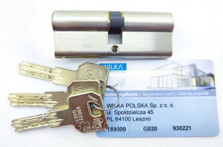 Цилиндровый механизм Wilka 3600 CARAT S3 ключ/ключ никель 
 
Wilka 3600 CARAT S3. . фото 7
