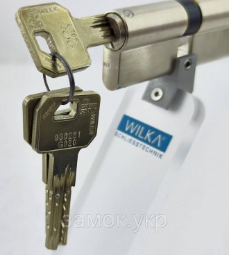 Цилиндровый механизм Wilka 3600 CARAT S3 ключ/ключ никель 
 
Wilka 3600 CARAT S3. . фото 6