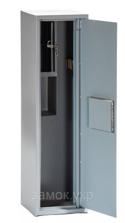 Сейф для хранения оружия с сувальдным замком ЯОУ-1100, серый
 
ЯОУ-1100 - сейф п. . фото 3