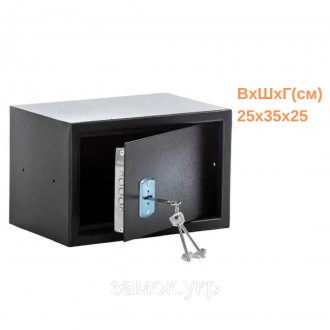 Мебельный сейф с сувальдным замком СМ-250
 
СМ-250 - сейф для установки в мебель. . фото 2