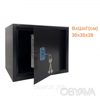 Мебельный сейф с сувальдным замком СМ-300 
 
СМ-300 - сейф для установки в мебел. . фото 1