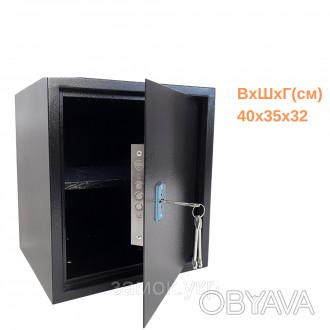 Мебельный сейф с сувальдным замком СМ-400 
 
СМ-400 - сейф для установки в мебел. . фото 1