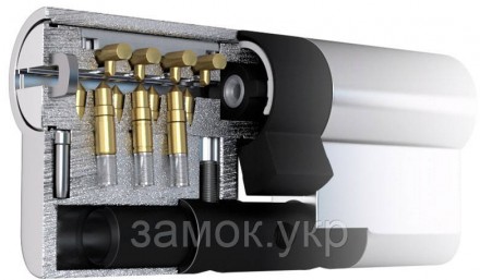 Пиновый цилиндр ключ-ключ APECS Premier XR-100 (50/50) никель 
 
Premier XR-100 . . фото 5