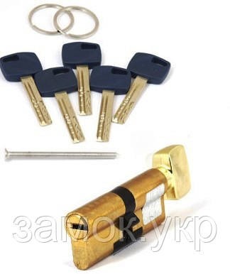 Пиновый цилиндр ключ-тумблер APECS Premier XR-70-C15-G 30/40С золото 
 
Premier . . фото 2