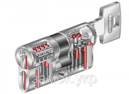 Цилиндр для замка Abus Integral MX ключ/ключ никель 
 
ABUS Integral MX – модуль. . фото 13