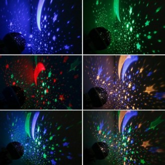 Круглий обертовий проектор зоряного неба Star Master Dream прекрасний подарунок . . фото 7