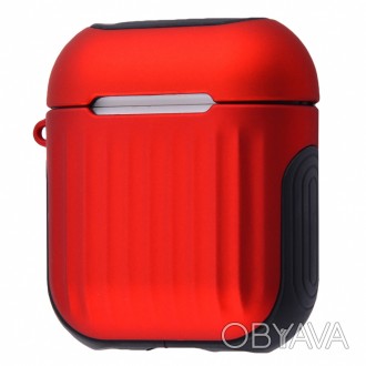 Чехол для Apple AirPods противоударный Красный