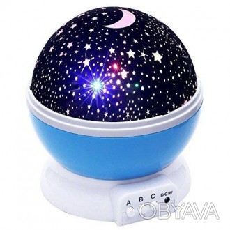 Круглий обертовий проектор зоряного неба Star Master Dream прекрасний подарунок . . фото 1