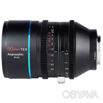 Анаморфний об'єктив Sirui 50mm T2.9 1.6 x Full-Frame Anamorphic Lens (L-Mount) (. . фото 1