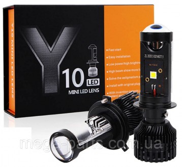 Світлодіодні Led Лампи H7 Bi-Led міні лінза H7 — 15000 Lm — 6000 K 
Для всіх, хт. . фото 2