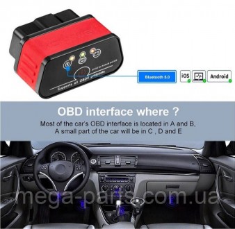 KONNWEI KW903 ELM327 Bluetooth 5.0 IOS Android Windows
Адаптер KONNWEI OBD II — . . фото 8