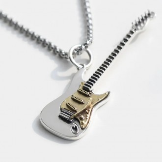 Мужской, женский кулон цепочка гитара украшения бижутерия золотистый с хромом.
Т. . фото 3
