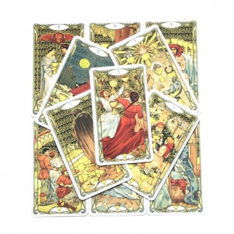 Продам колоду карт Таро Арт Нуво - коллекционное издание, в жестяной коробочке с. . фото 11