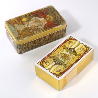 Продам колоду карт Таро Арт Нуво - коллекционное издание, в жестяной коробочке с. . фото 10