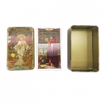 Продам колоду карт Таро Арт Нуво - коллекционное издание, в жестяной коробочке с. . фото 12