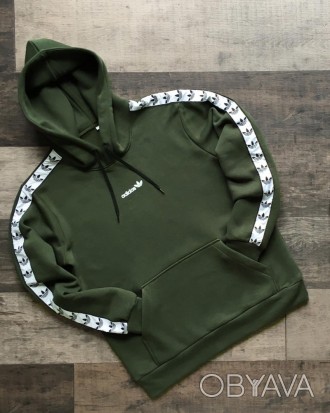 Худи утепленный Adidas ОРІДЖ хаки