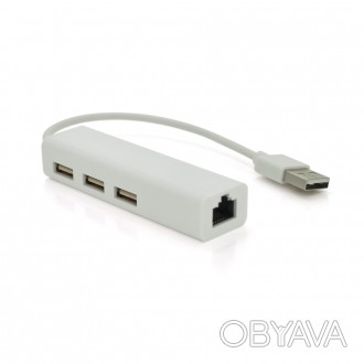 
	Технические характеристикиАдаптер сетевой USB to Lan, + 3 порта USB2.0Интерфей. . фото 1