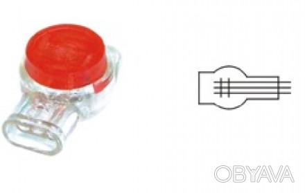 
	Описание: Скотч-лок изолированный с гелем тип К3 (100шт) Q100, Red, - это изол. . фото 1