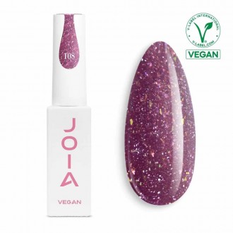 
Гель-лак 108 JOIA vegan - эффектный цвет гель-лака, густо насыщенный рефлективн. . фото 2