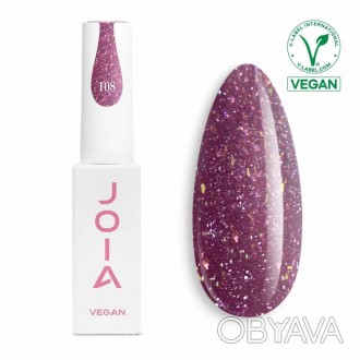 
Гель-лак 108 JOIA vegan - эффектный цвет гель-лака, густо насыщенный рефлективн. . фото 1