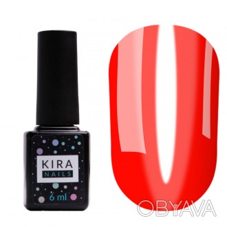 Гель-лак Kira Nails Vitrage V01 (красный) 6мл
